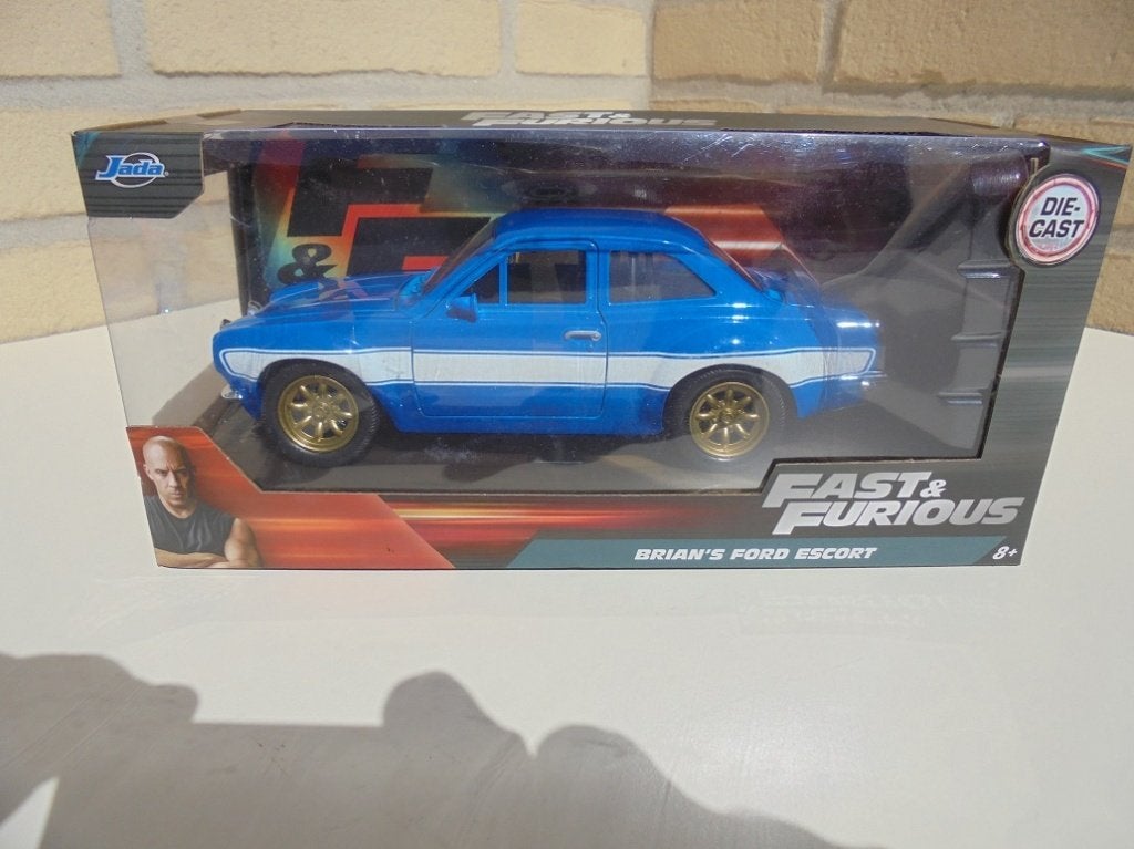 Fast and Furious BRIAN'S FORD ESCORT 1:24, Ophalen of Verzenden, Nieuw, Auto, Jada