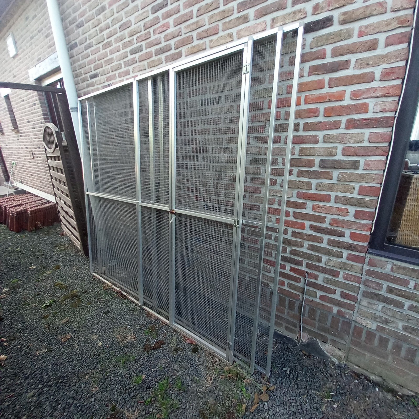voliere panelen, Dieren en Toebehoren, Ophalen, Zo goed als nieuw, Aluminium