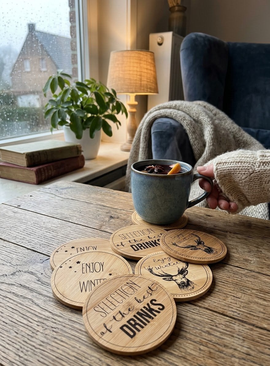 Sous-verres - Winter & Hert Design, Enlèvement ou Envoi, Comme neuf, Bois