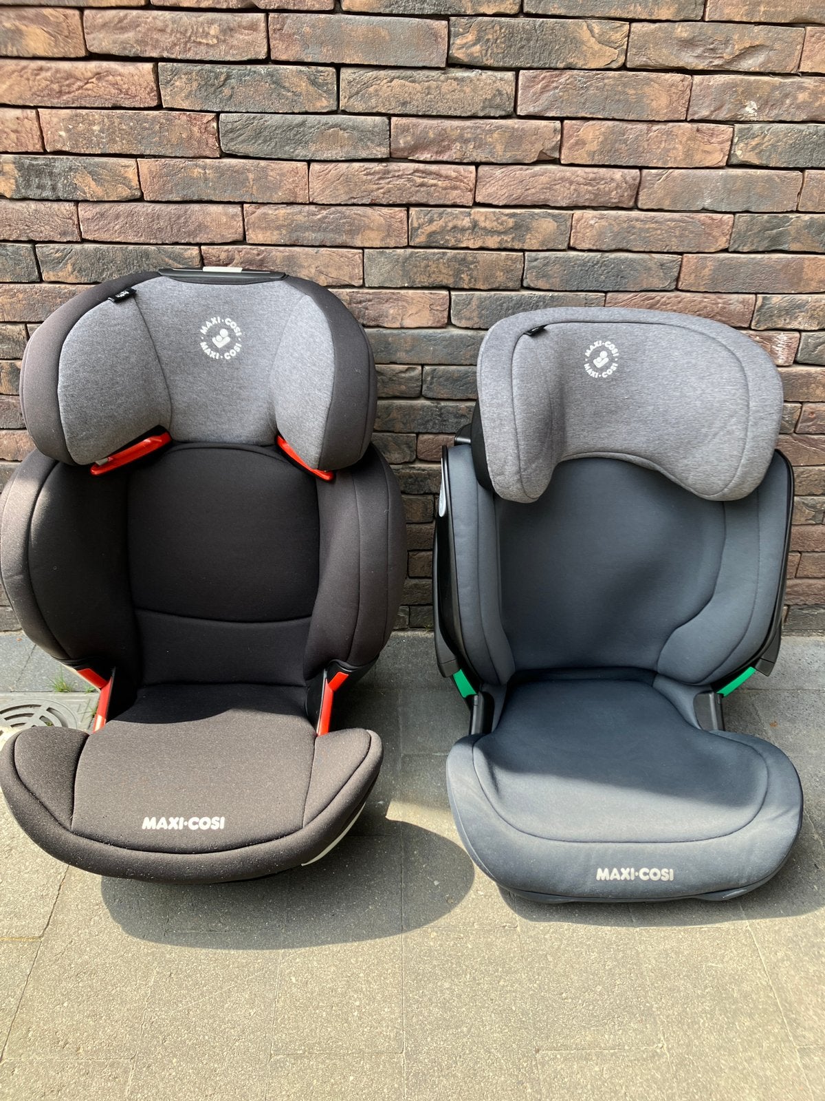 Maxi-Cosi autostoelen Kore I-size en Rodifix te koop (€/st), Ophalen, 15 t/m 36 kg, Zo goed als nieuw, Maxi-Cosi
