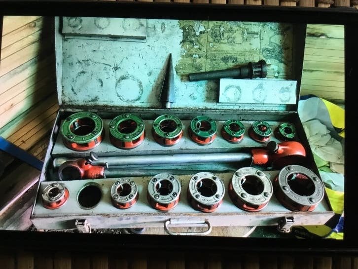 coffret RIDGID kit filetage, Enlèvement, Utilisé