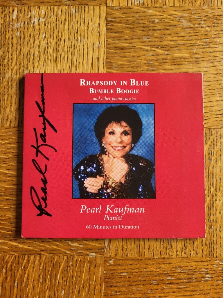 CD Pearl Kaufman piano "Rhapsody in blue", Ophalen of Verzenden, Zo goed als nieuw, Klassiek, Album