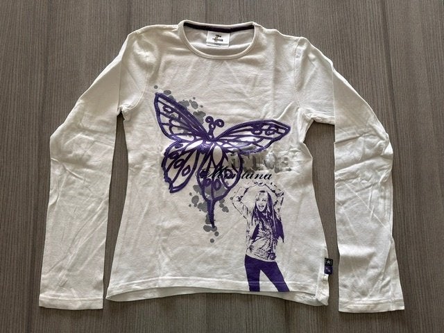 Longsleeve Hannah Montana 158/164 (nr7737), Kinderen en Baby's, Disney, Gebruikt, Meisje, Ophalen of Verzenden