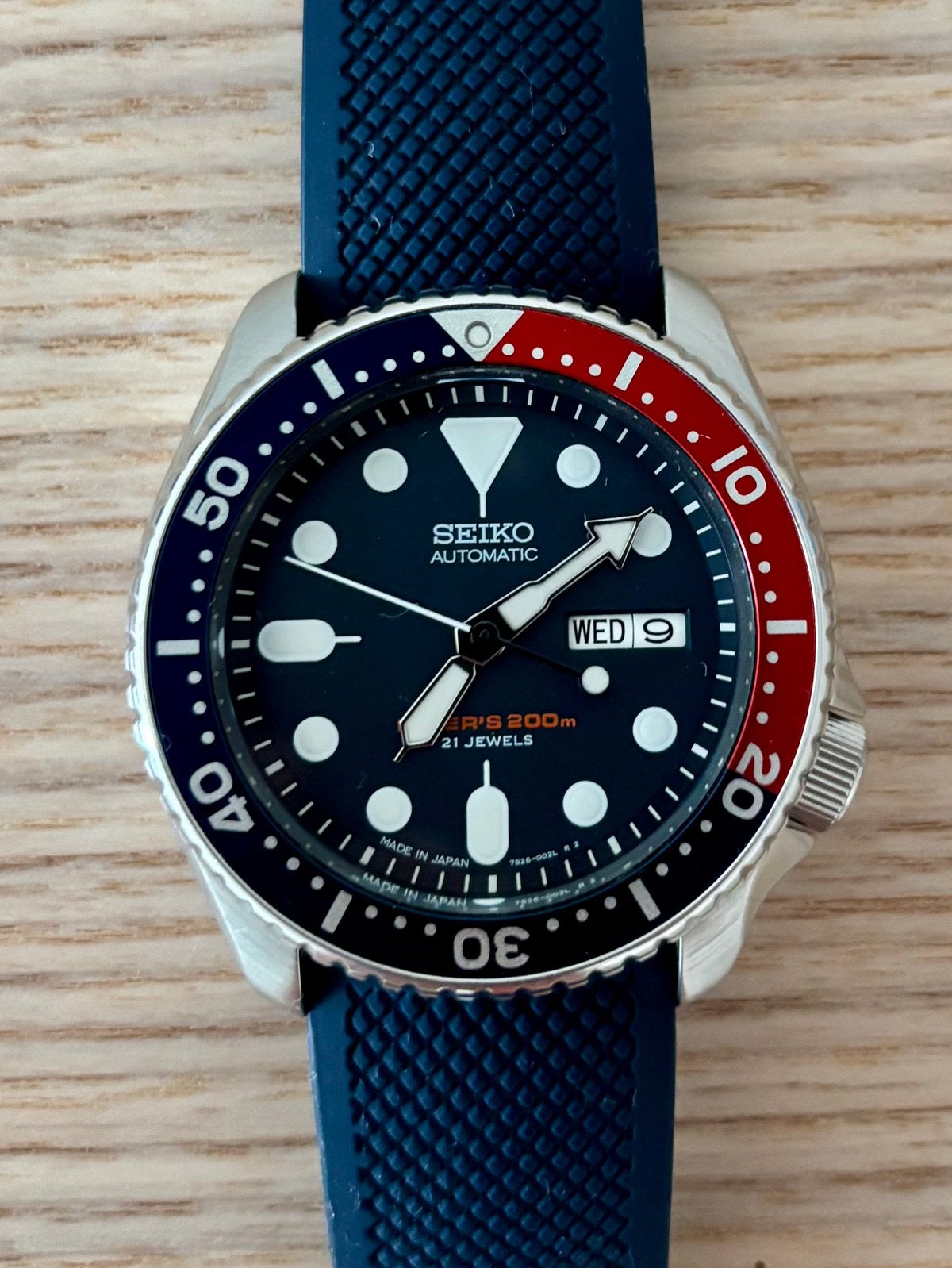 Seiko skx009 J Japan model, Enlèvement ou Envoi, Utilisé, Seiko