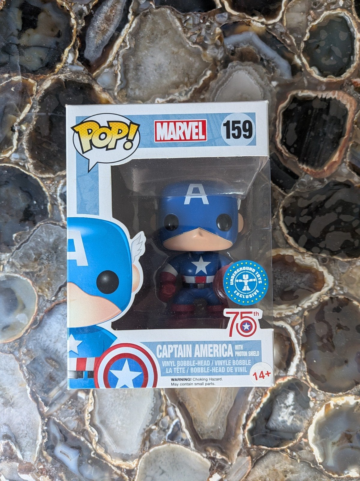 Funko Pop! Marvel - Captain America (met Photon Shield) 159, Zo goed als nieuw