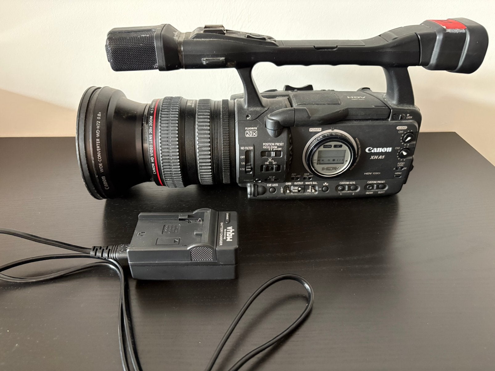 Canon XH A1 e, Ophalen, Canon