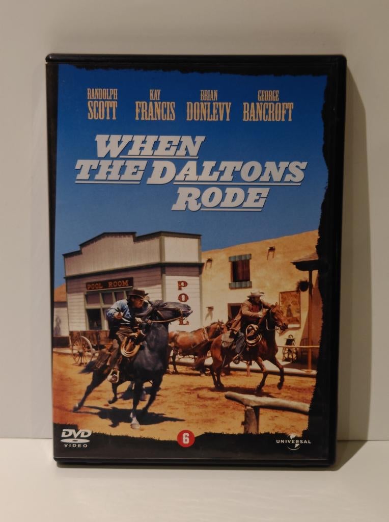 When the Daltons Rode DVD Randolph Scot Donlevy 1940 western, Ophalen of Verzenden, Zo goed als nieuw, Actie en Avontuur, 1940 tot 1960