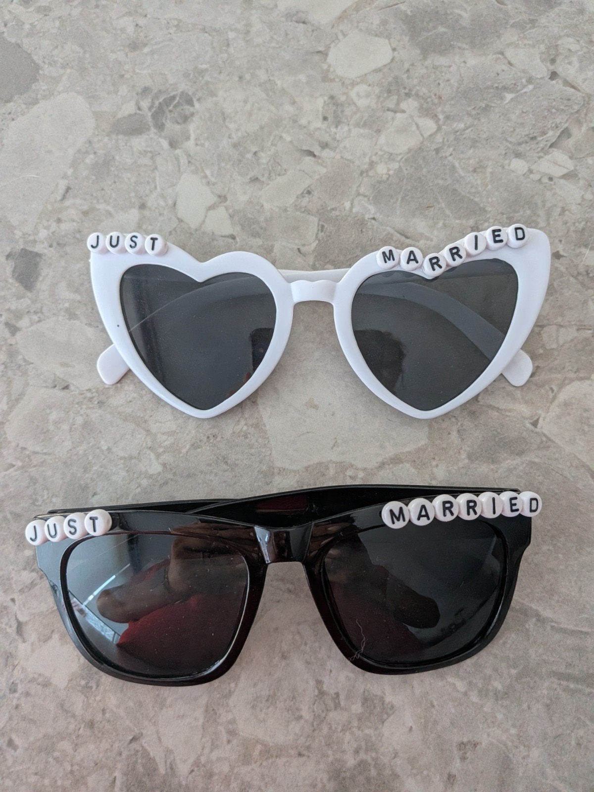 Zonnebrillen 'just married', Handtassen en Accessoires, Ophalen
