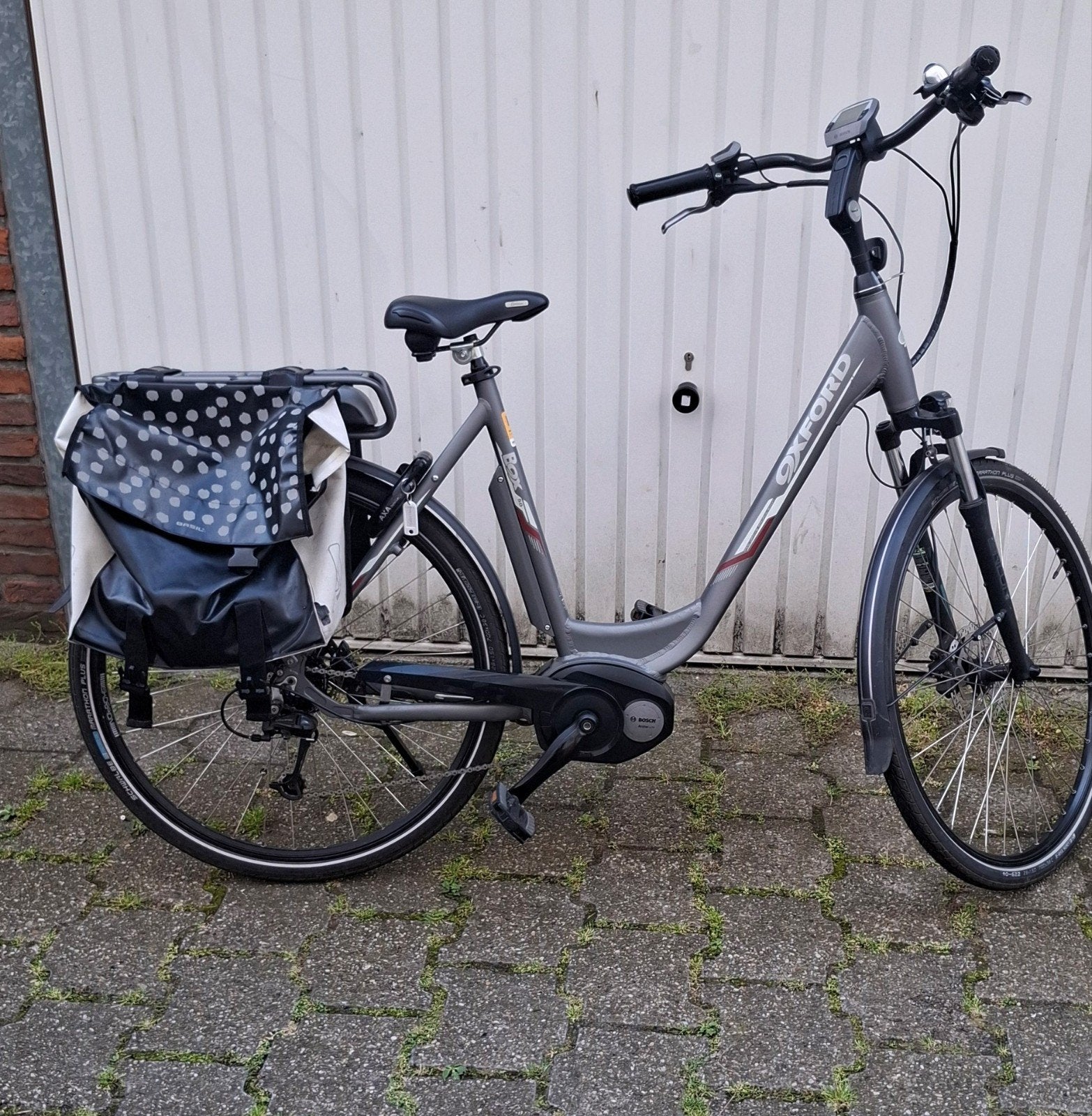 Elektrische fiets merk Oxford met Bosch motor en batterij, Fietsen en Brommers, Gebruikt, 51 tot 55 cm, 50 km per accu of meer