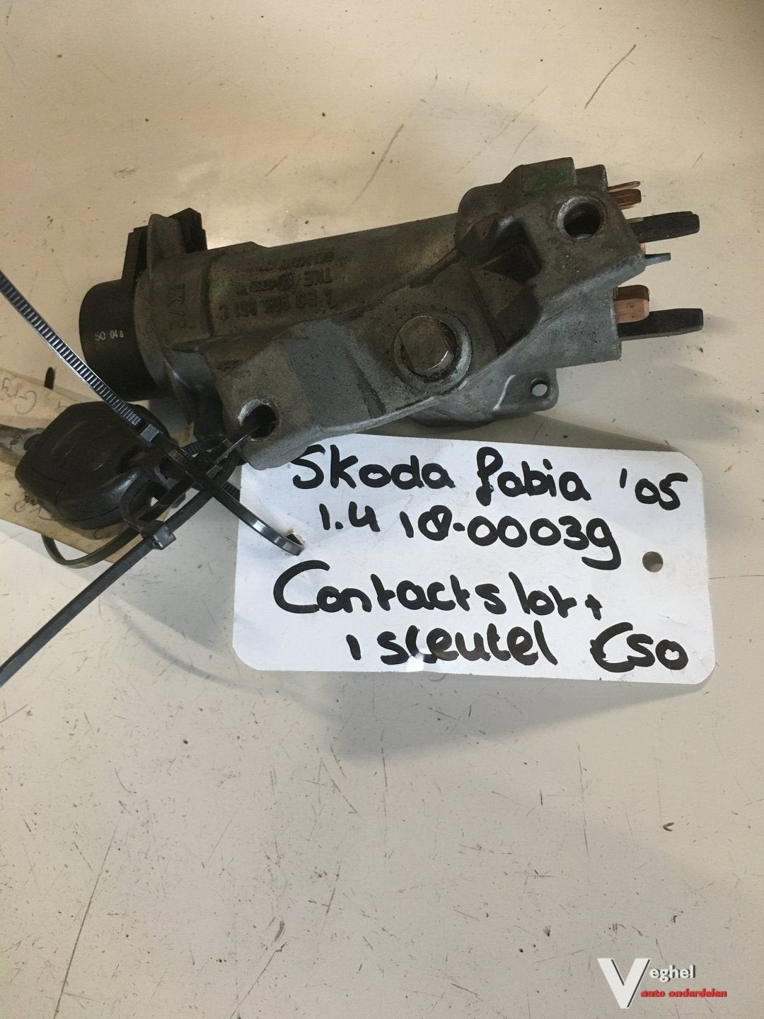 Skoda Fabia 1.4 2005 Contactslot met sleutel, Auto-onderdelen, Gebruikt, -, -, Ophalen of Verzenden