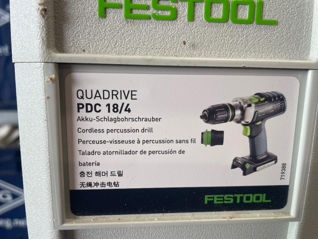 festool visseuse Quadrive PDC 18/4, Bricolage & Construction, Outillage | Outillage à main, Utilisé, Enlèvement