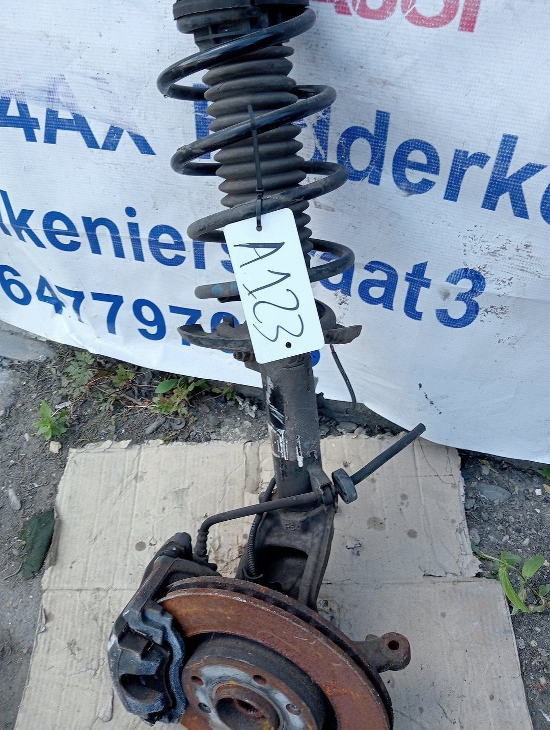 Schokdemperpoot links-voor van een Citroen C3, Gebruikt, -, Ophalen of Verzenden, -