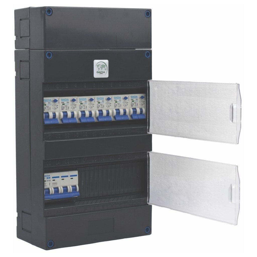 3F groepenkast 6x aardlekautomaat B16A + HFDS 4P, Verzenden