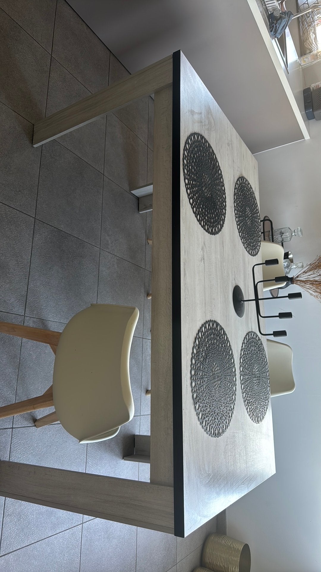 Table salle a manger, Maison & Meubles, Tables | Tables à manger, Enlèvement, Comme neuf