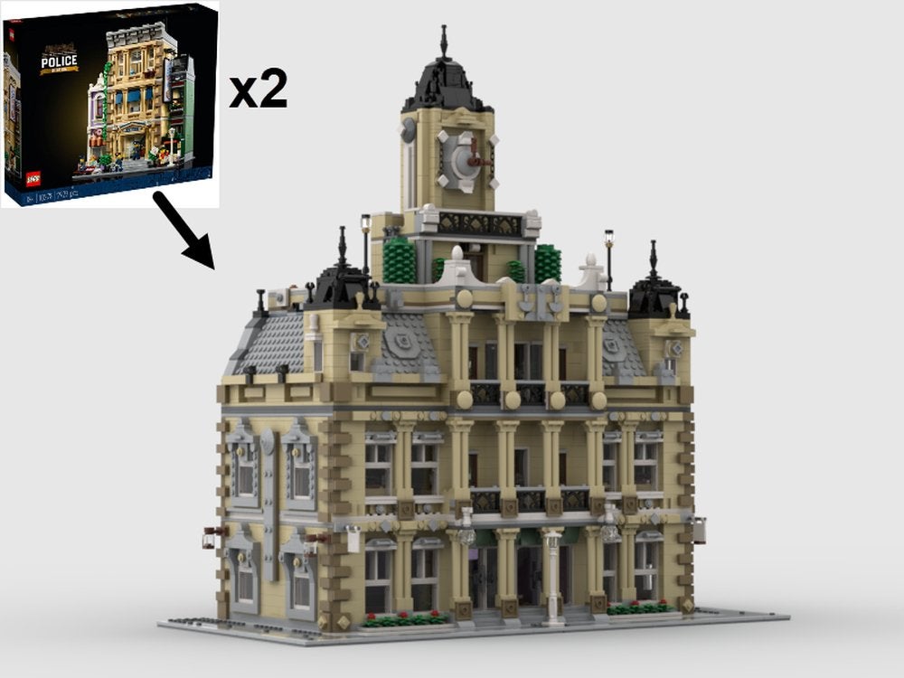 Lego 10278 - The Courthouse Custom, Ophalen of Verzenden, Zo goed als nieuw, Lego