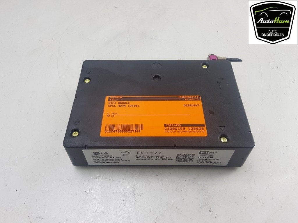 DIVERSEN WiFi module Opel Adam (|23221498|84186829|), Auto-onderdelen, Dhr. J. Ham, Gebruikt, Administratie@autoham.nl, Opel