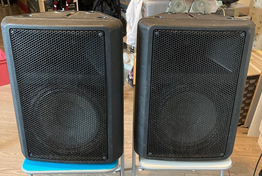 2 luidsprekers, Audio, Tv en Foto, Gebruikt, Speakerset, Ophalen, 150 watt of meer