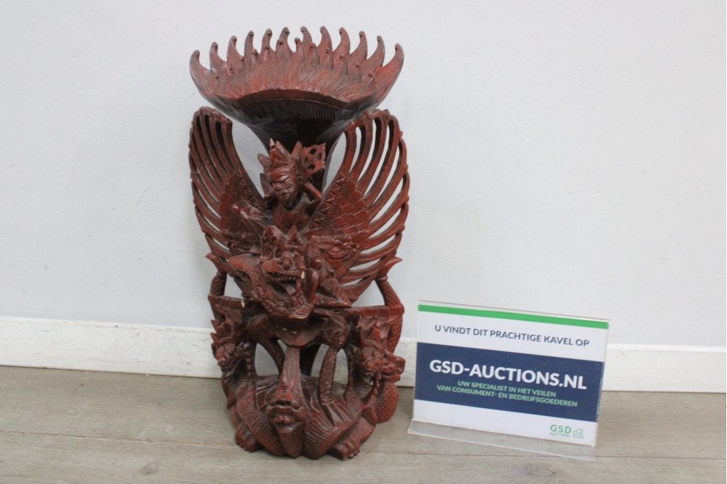 Houten Garuda-Vishnu Balinees Sculptuur, Antiquités & Art