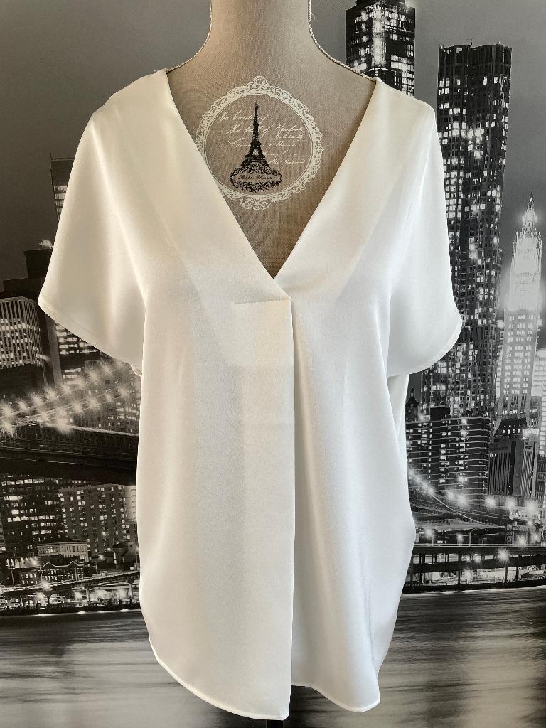 NIEUW witte blouse / topje - Vila - 36 - GRATIS blouse, Neuf, Manches courtes, Taille 36 (S), Vila