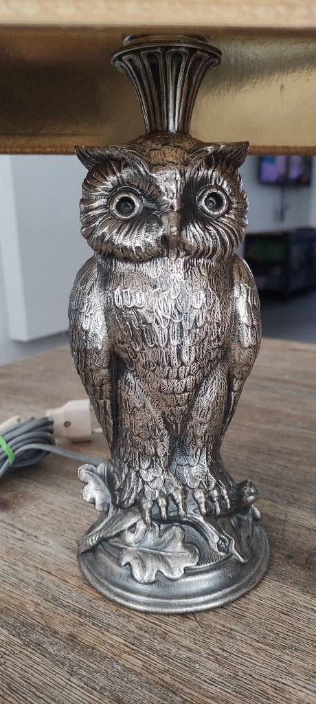Tafellamp uil, Ophalen, Zo goed als nieuw, Overige materialen, Vintage