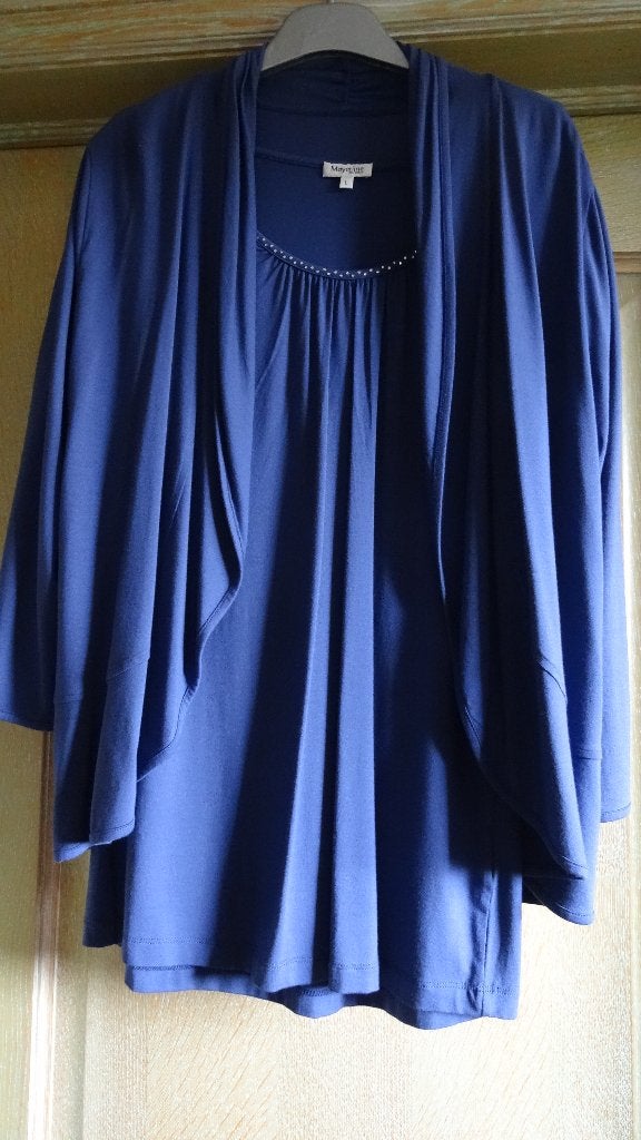 TWIN SET « MAYERLINE » NEUF, Mayerline, Enlèvement ou Envoi, Bleu, Taille 42/44 (L)
