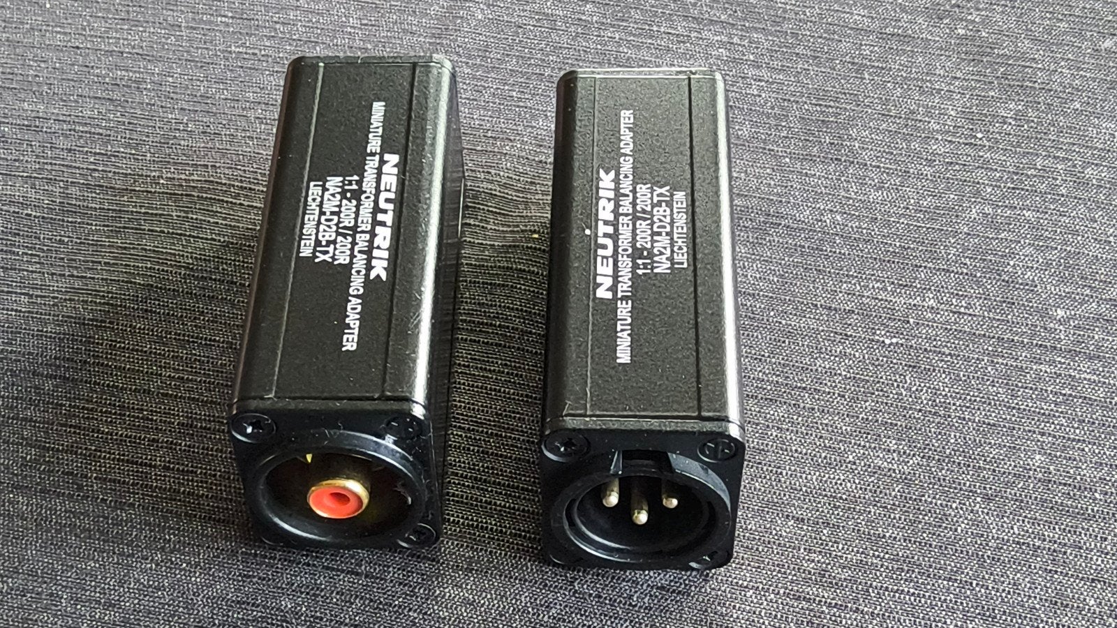 Neutrik Miniature Transformer Balancing Adapter, Ophalen of Verzenden, Zo goed als nieuw