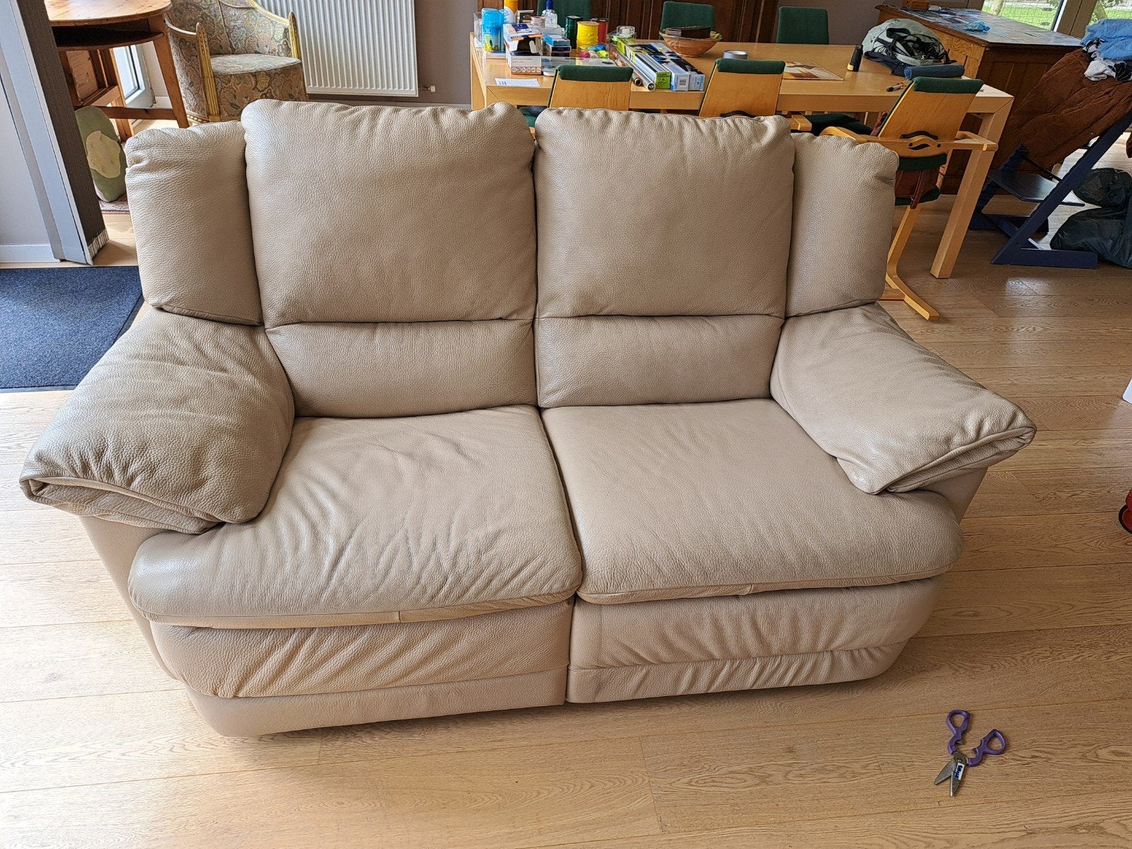 Relax zetel 2 zit en 3 zit witte kleur, Ophalen
