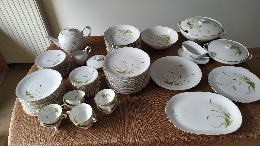 Servies 12 pers., Ophalen, Zo goed als nieuw, Overige stijlen, Compleet servies