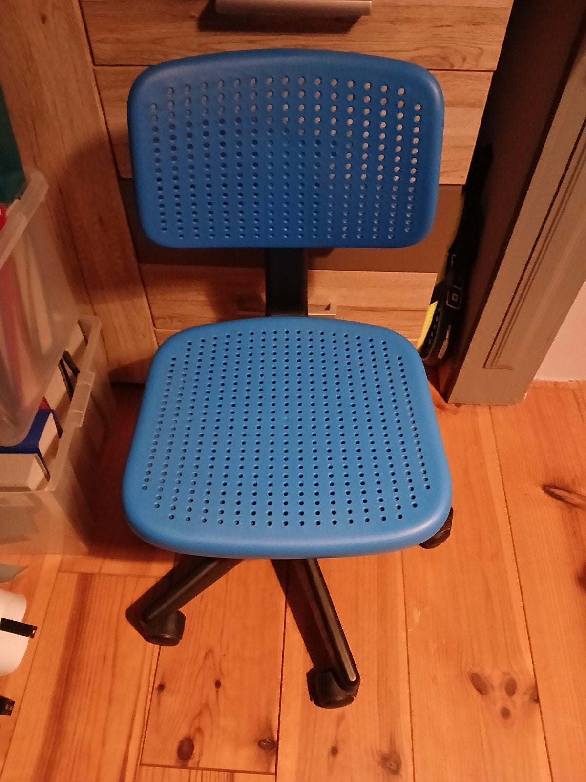 Bureau stoel voor kinderen., Ophalen, Gebruikt, Blauw, Bureaustoel