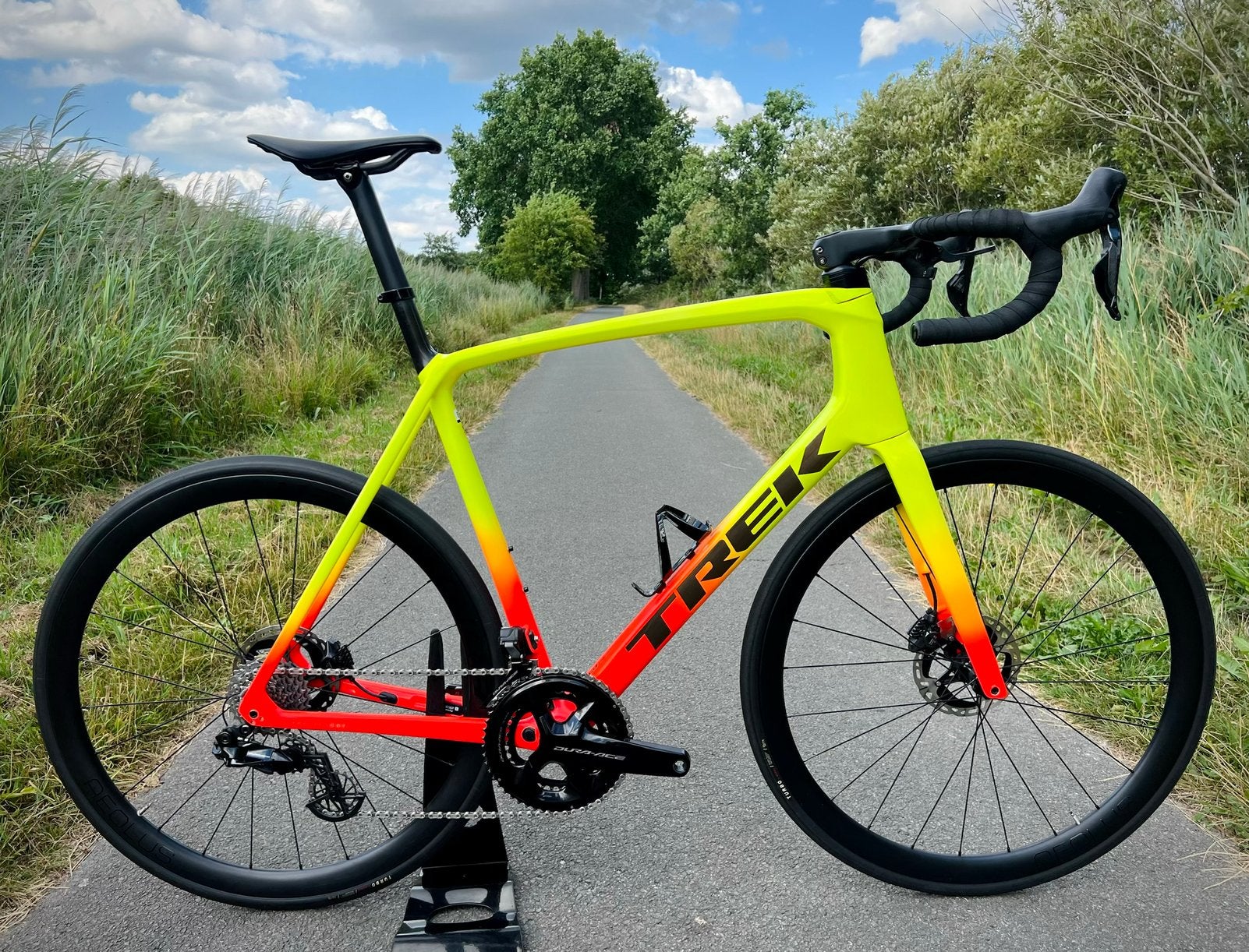 Full Carbon Trek Emonda SLR 9 Dura-Ace Di2 12s carbon Disc, Ophalen of Verzenden, Zo goed als nieuw, Overige typen