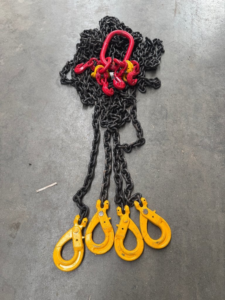 4 sprong ketting 4m lengte, Doe-het-zelf en Bouw, Ophalen, Nieuw, Handmatig