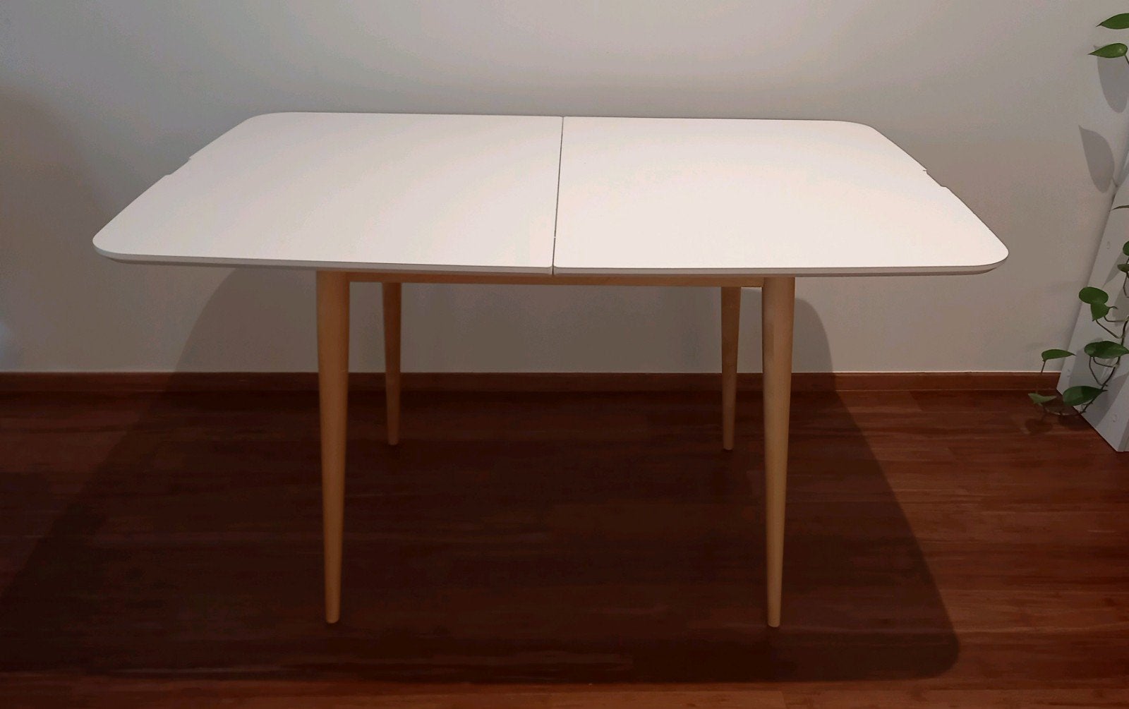 Table pliable blanche, Enlèvement, Utilisé