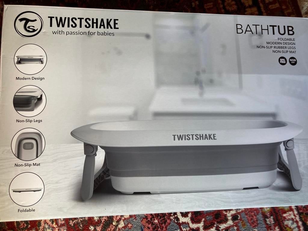 Babybadje TWISTSHAKE + badkuipkussen., Kinderen en Baby's, Badjes en Verzorging, Nieuw, Badje, Ophalen