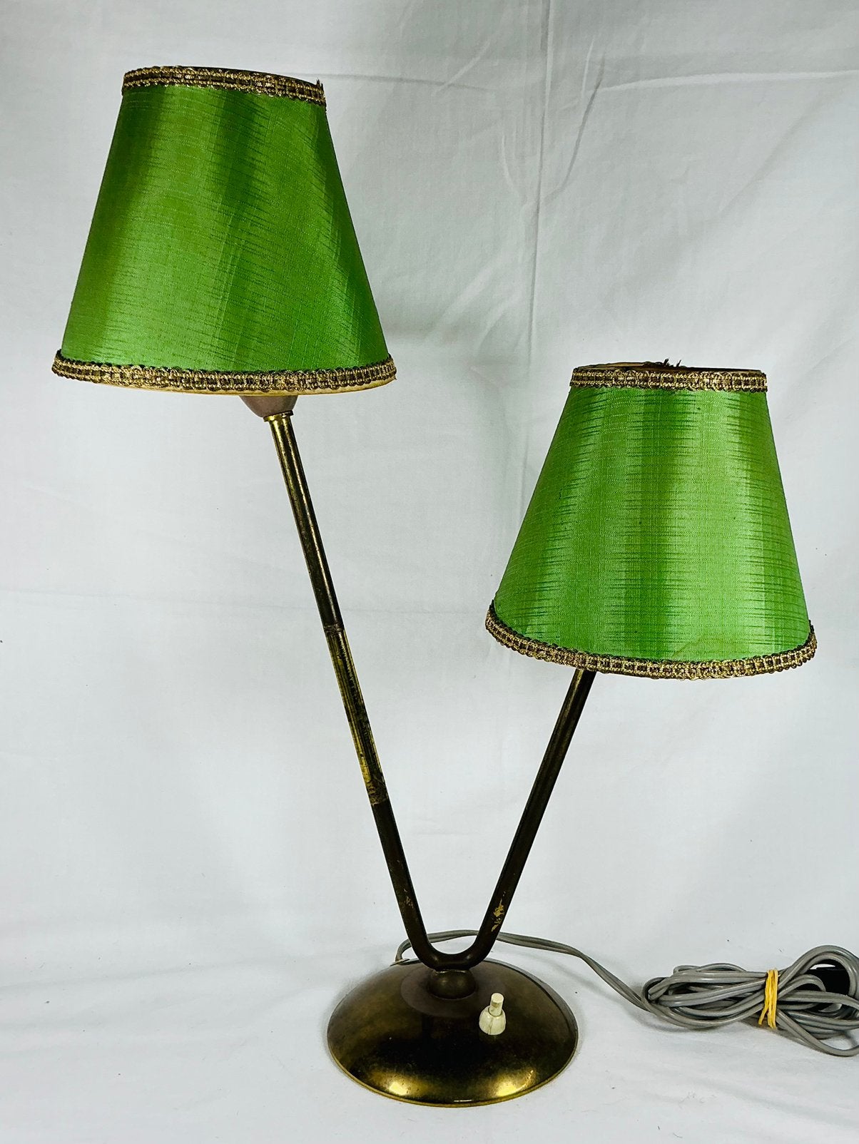 Lampe de table vintage vintage au design moderniste Art Déco, Enlèvement ou Envoi