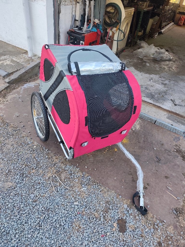 splinternieuwe opvouwbare fietskar voor honden, Fietsen en Brommers, Ophalen, Nieuw, Hondenkar, Opvouwbaar