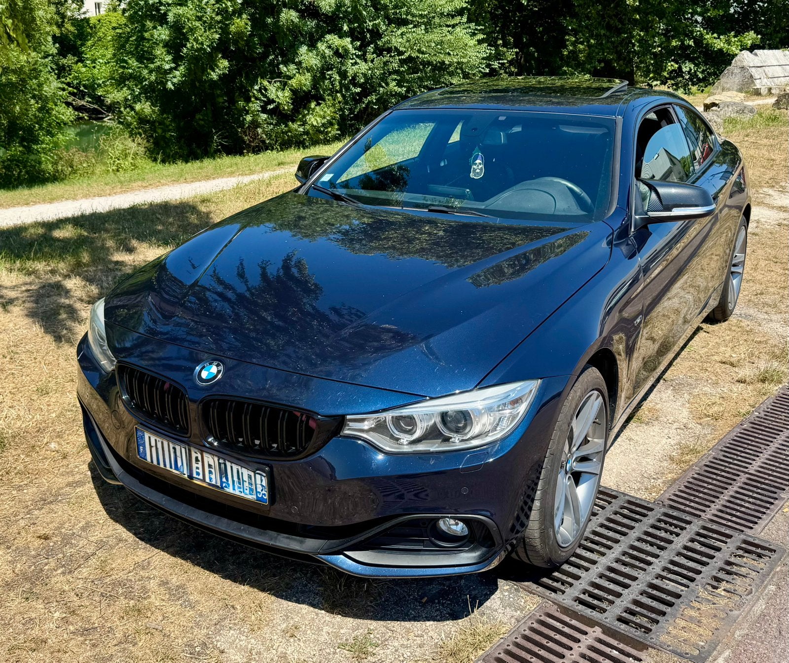 BMW série 4 F32, Auto's, BMW, 4 zetels, Zwart, 4 cilinders, Blauw