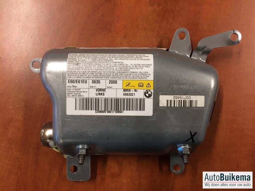 Originele BMW 5 serie Airbag Portier Linksvoor E60 E61, -, Utilisé, -, Enlèvement ou Envoi
