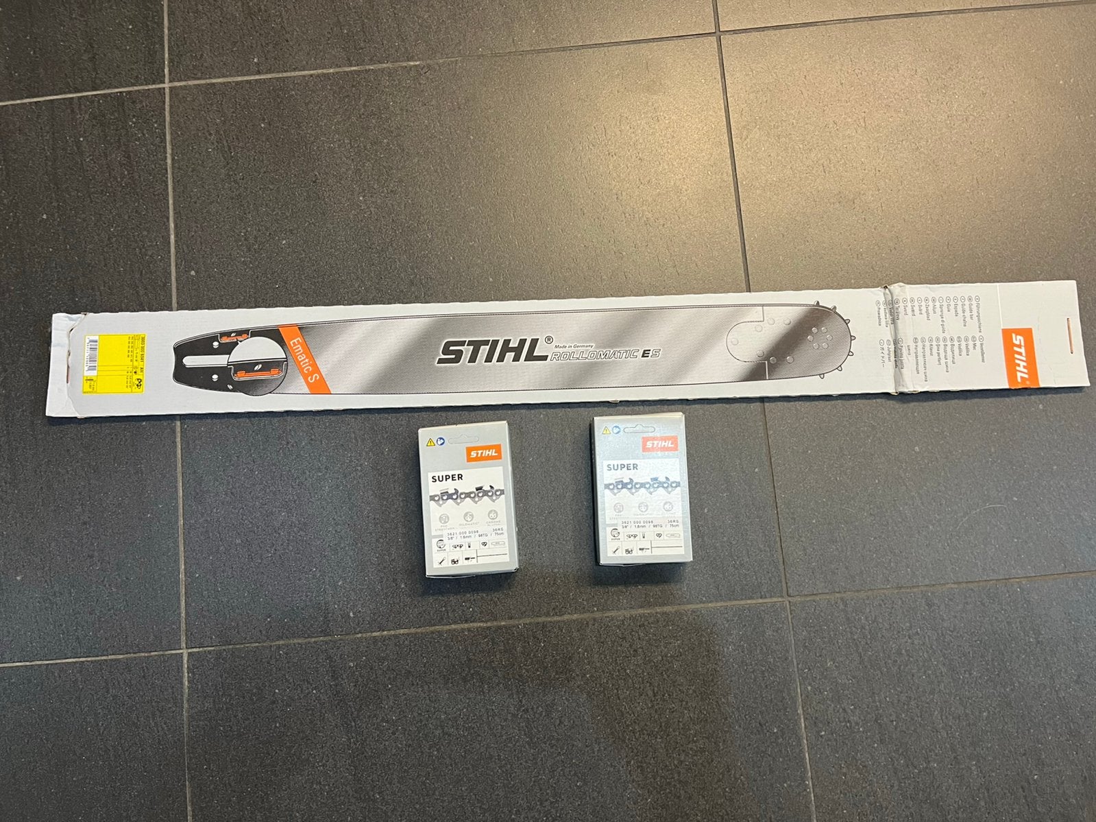 Stihl zaagblad 75cm + 2 kettingen nieuw!, Ophalen of Verzenden, Nieuw