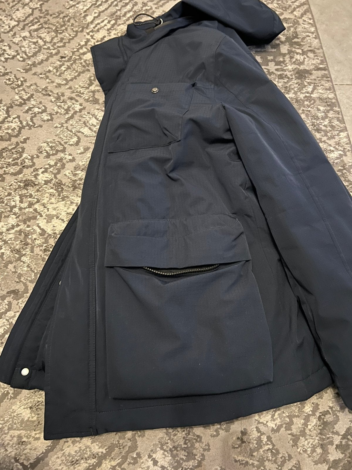 Winterjas XL, Ophalen, Zo goed als nieuw, Maat 56/58 (XL), Blauw