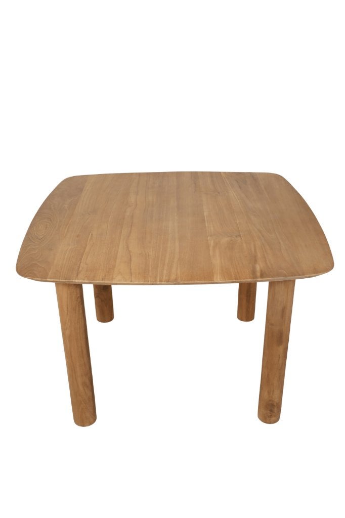 VIERKANTE EETTAFEL met afgeronde hoeken, Huis en Inrichting, Tafels | Eettafels, 50 tot 100 cm, Nieuw, Vier personen, Vierkant