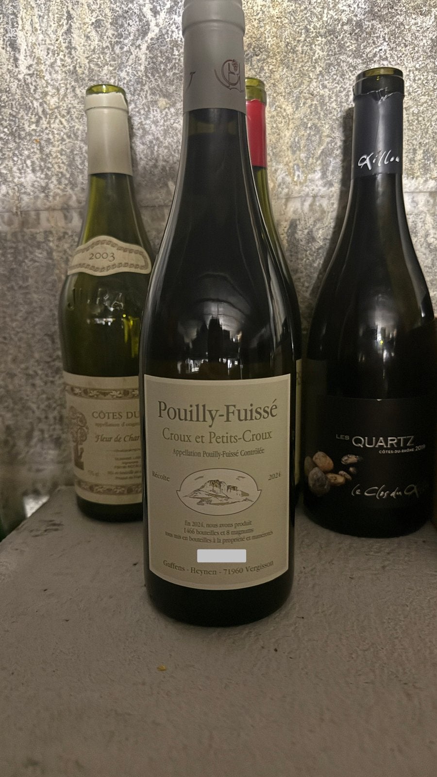 Pouilly-Fuissé Croux et Petits Croux 2024 - Guffens-Heynen, Enlèvement, Comme neuf