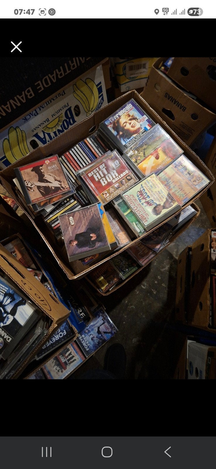 20 caisses de CD, CD & DVD, DVD | Autres DVD, Enlèvement ou Envoi