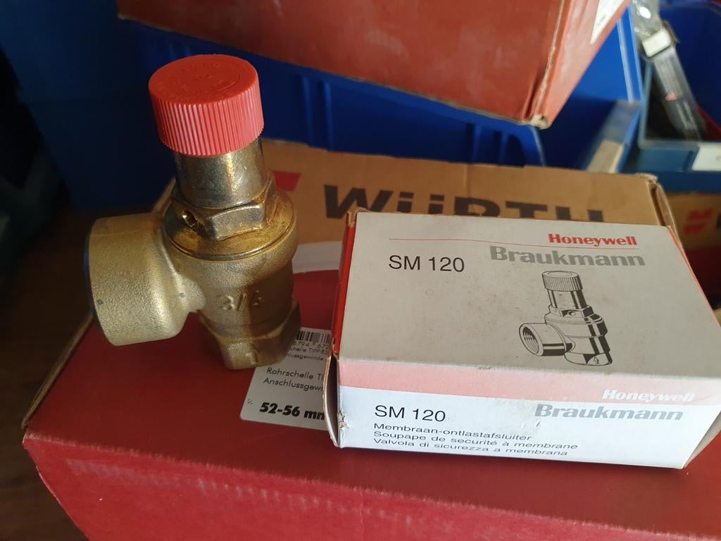 7 Soupapes de sécurité honeywell 3/4  3 bars, Enlèvement