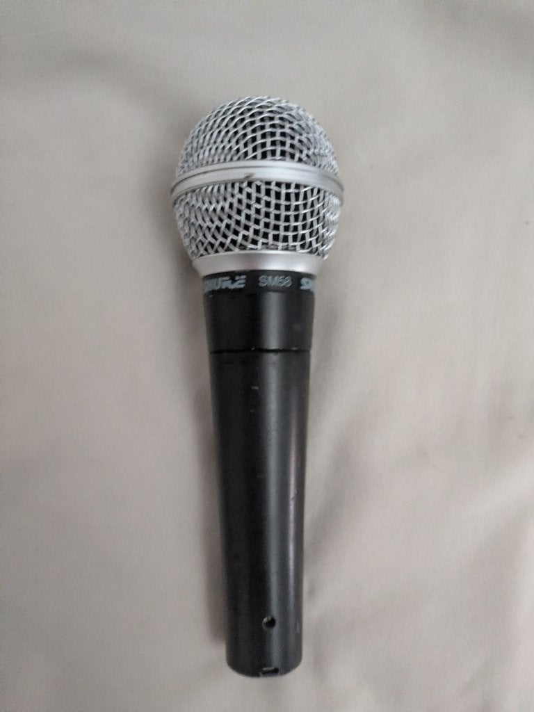 Shure sm58, Ophalen, Gebruikt