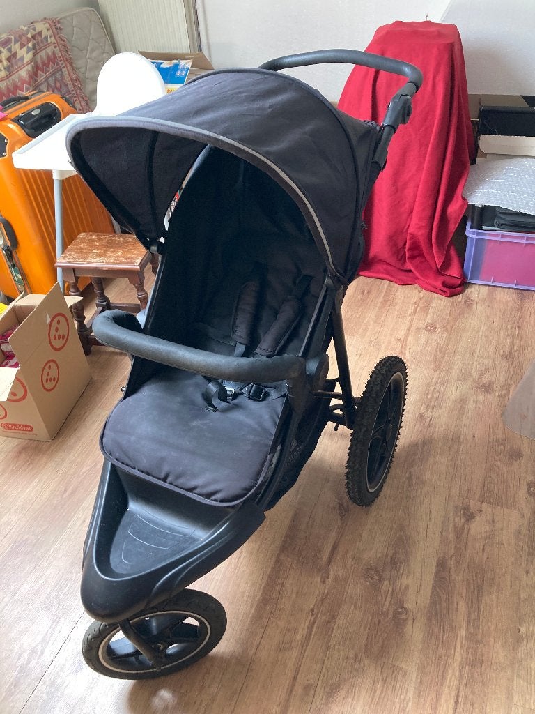 Hauck kinderwagen/ baby stroller + raincover + carry cot, Kinderen en Baby's, Ophalen, Gebruikt, Kinderwagen, Overige merken