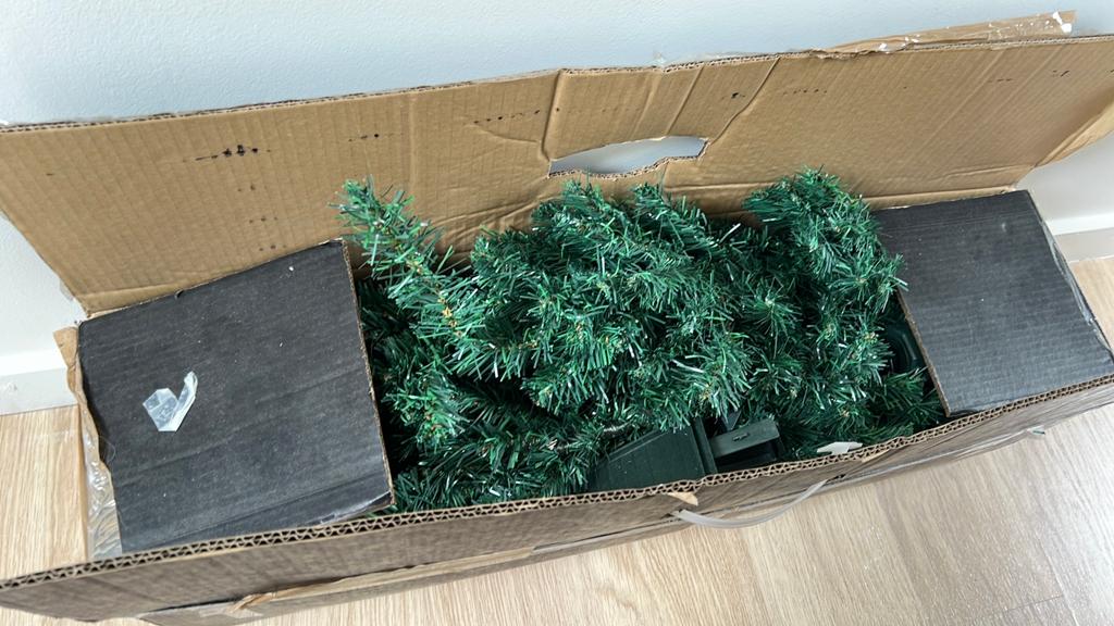 Kunstkerstboom 150cm, Ophalen, Gebruikt