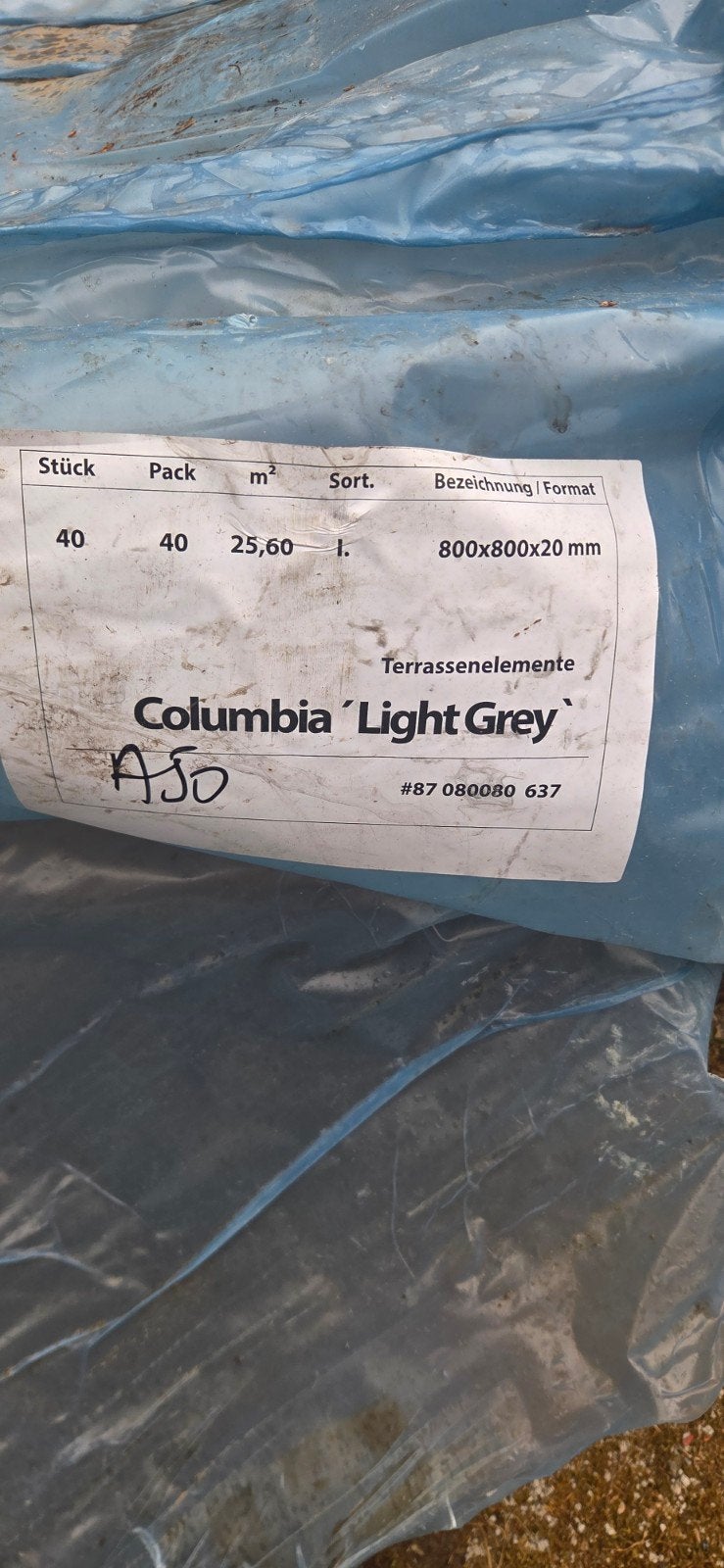 Terrastegels Blink Columbia light grey 13 stuks, Doe-het-zelf en Bouw, Zeil en Folie, Ophalen