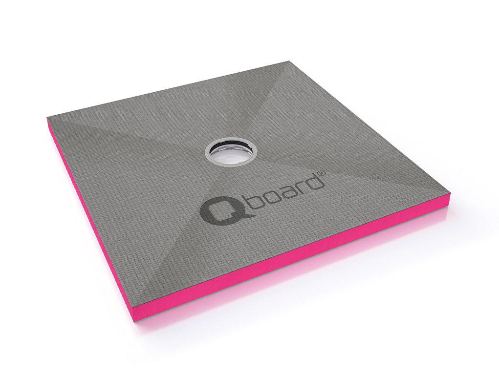 Qboard Liquid douchevloerplaat waterbestendig centraal, Ophalen, Nieuw