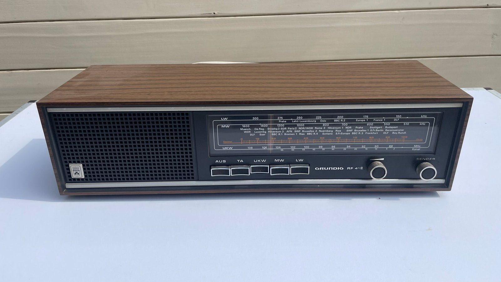 Oude Vintage Grundig transistor radio werkend, Enlèvement ou Envoi, Comme neuf