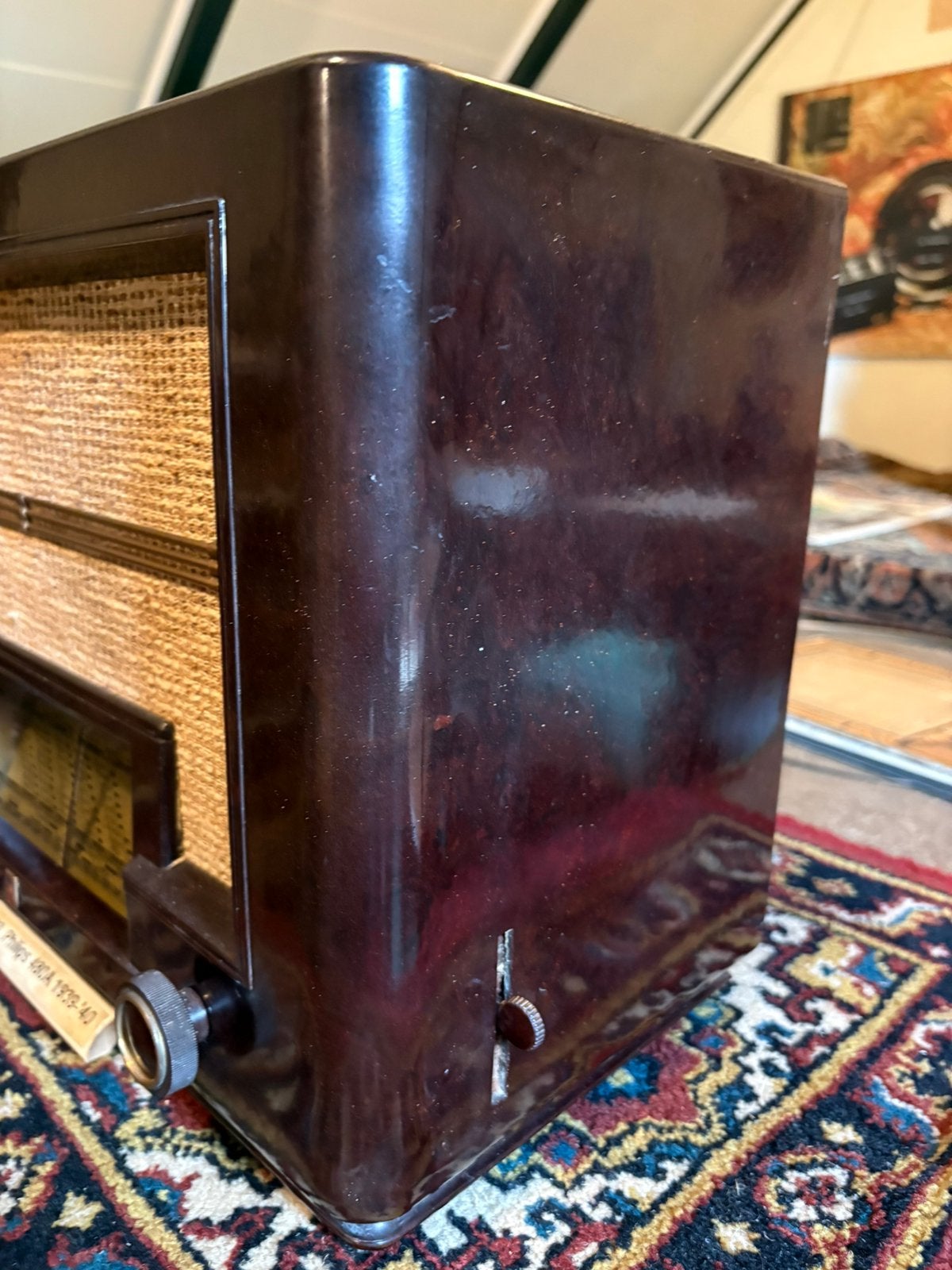 Radio Philips 480A (1939-1940) en bon état, Enlèvement ou Envoi